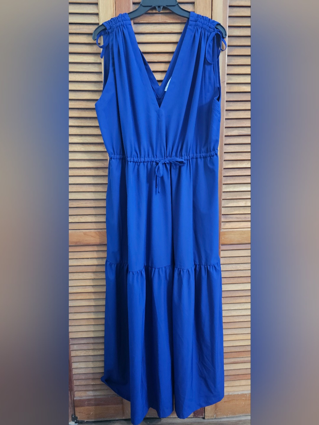 Calvin Klein Royal Blue Sleeveless Dress | Size 16